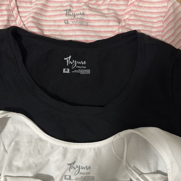 3 Thyme maternity t-shirts in XXS - Picture 5 of 5